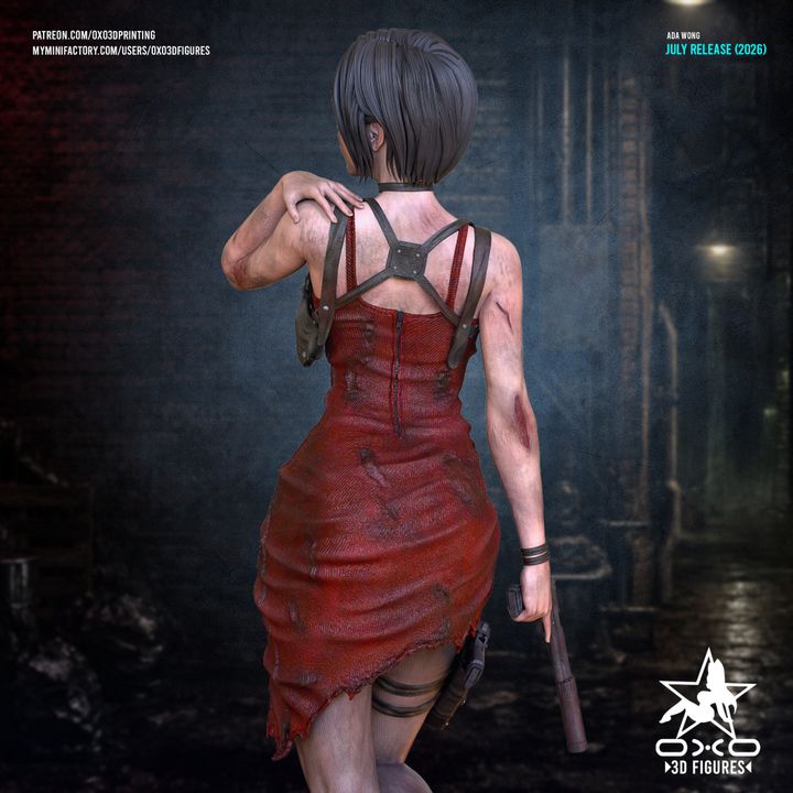 Ada Wong Resin Art (Designed by OXO3D)