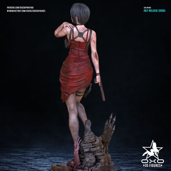 Ada Wong Resin Art (Designed by OXO3D)