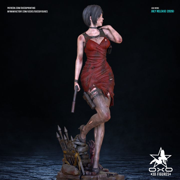 Ada Wong Resin Art (Designed by OXO3D)