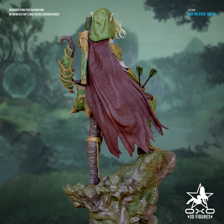 Alleria Resin Fan Art (Designed by OXO3D)