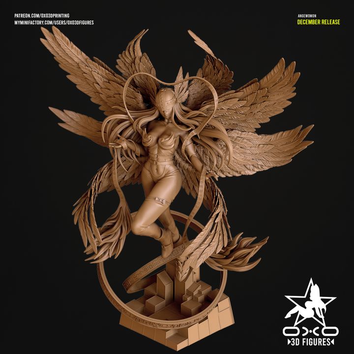 Angewoman Resin Fan Art (Designed by OXO3D)