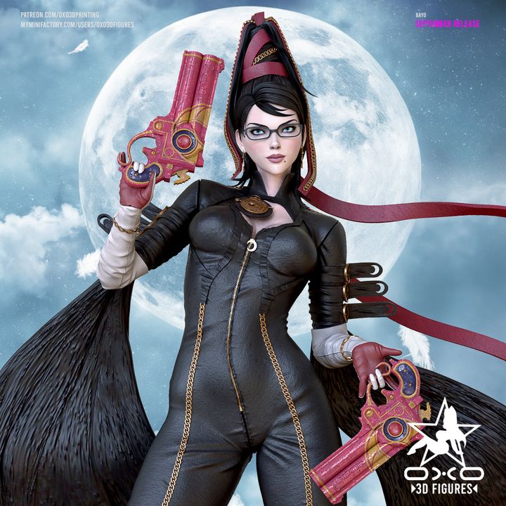 Bayonetta Resin Fan Art (Designed by OXO3D)