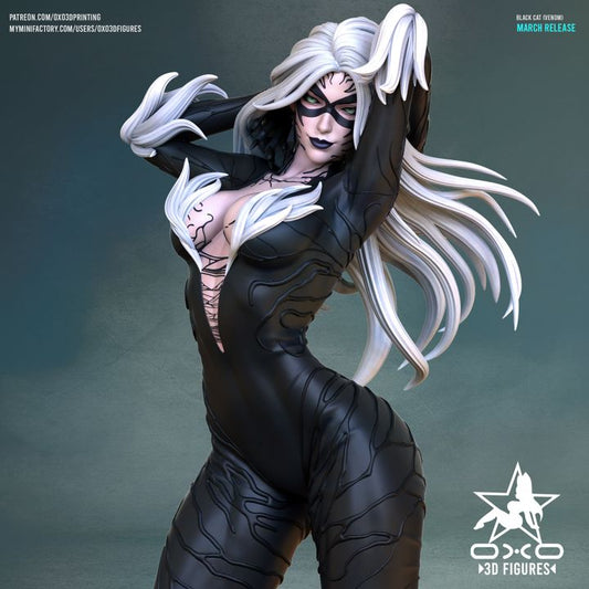 Black Cat Resin Fan Art (Designed by OXO3D)