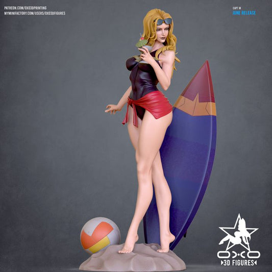 Captain Marvel Swimsuit Edition Resin Fan Art (Designed by OXO3D)