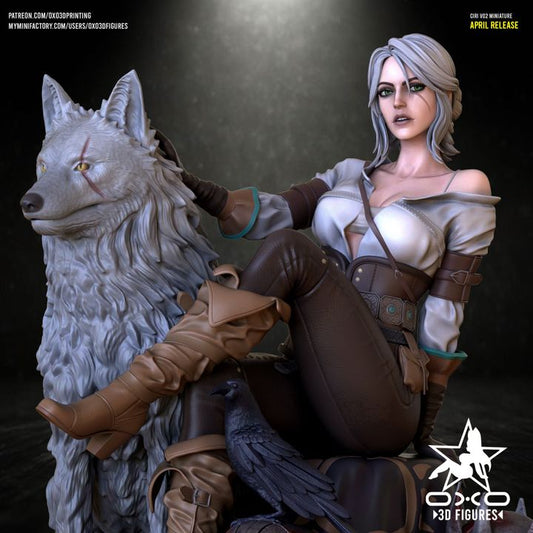 Ciri Resin Fan Art (Designed by OXO3D) Version 2