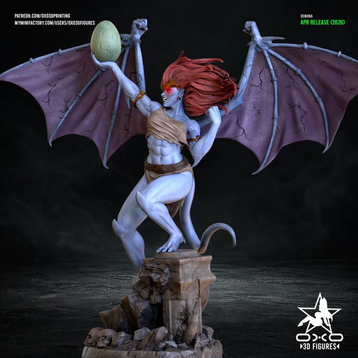 Demona Resin Art (Designed by OXO3D)