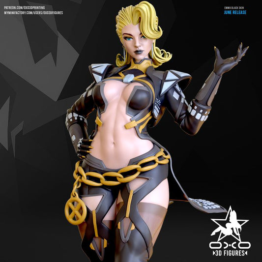 Emma Frost Resin Fan Art (Designed by OXO3D)