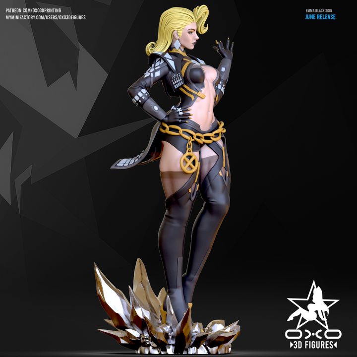 Emma Frost Resin Fan Art (Designed by OXO3D)