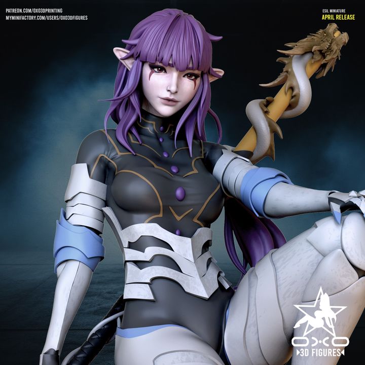 Esil Resin Fan Art (Designed by OXO3D)
