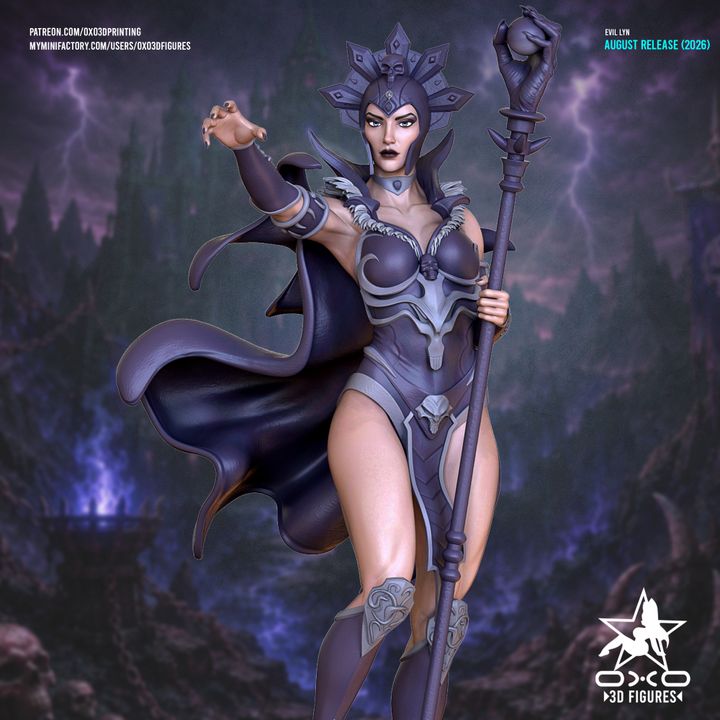 Evil Lyn Masters of the Universe Resin Art (Designed by OXO3D)
