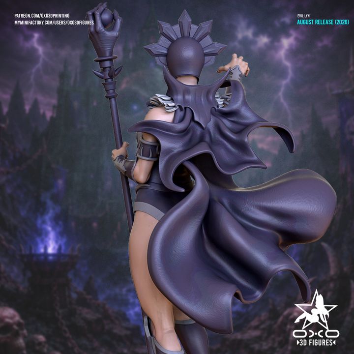 Evil Lyn Masters of the Universe Resin Art (Designed by OXO3D)