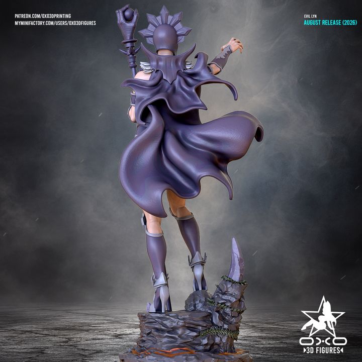 Evil Lyn Masters of the Universe Resin Art (Designed by OXO3D)