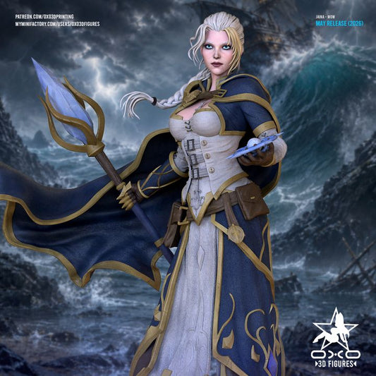Jaina Proudmoore WoW Resin Art (Designed by OXO3D)