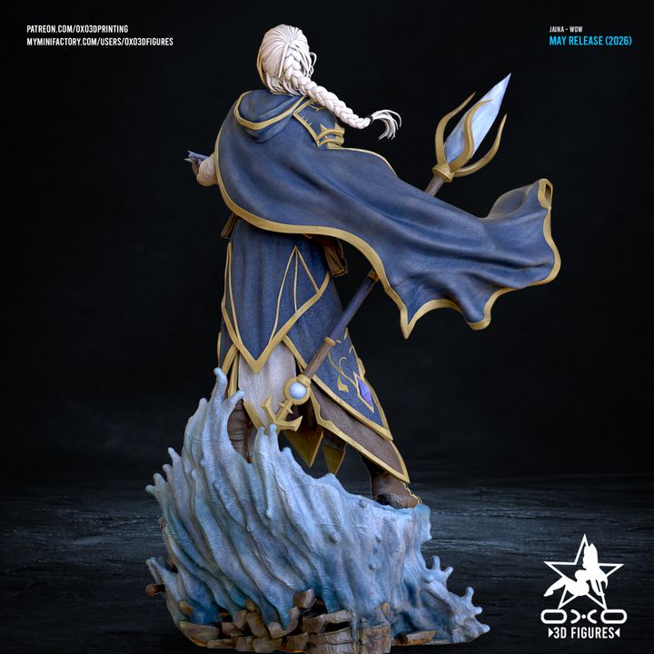Jaina Proudmoore WoW Resin Art (Designed by OXO3D)