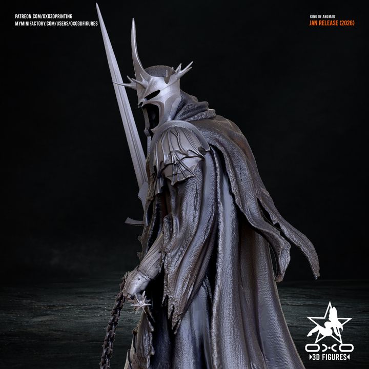 LotR Witch King Resin Fan Art (Designed by OXO3D)