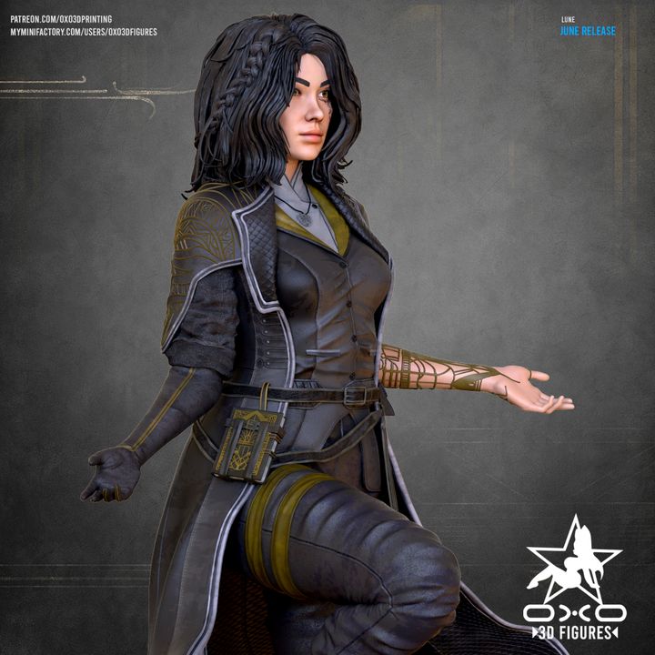 Clair Obscure Expedition 33 Lune Resin Fan Art (Designed by OXO3D)