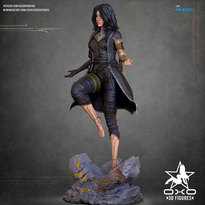 Clair Obscure Expedition 33 Lune Resin Fan Art (Designed by OXO3D)