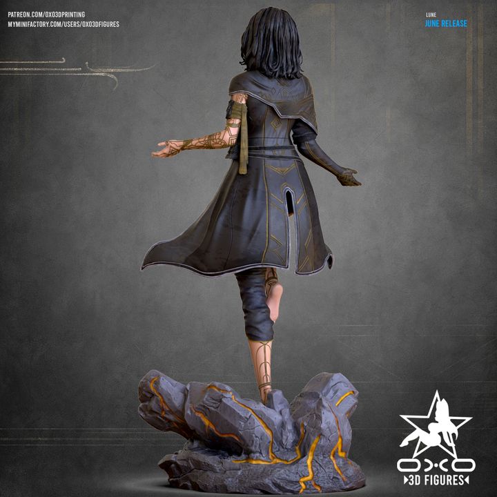 Clair Obscure Expedition 33 Lune Resin Fan Art (Designed by OXO3D)