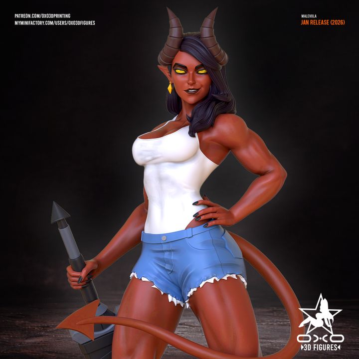 Dispatch Malevola Resin Fan Art (Designed by OXO3D)