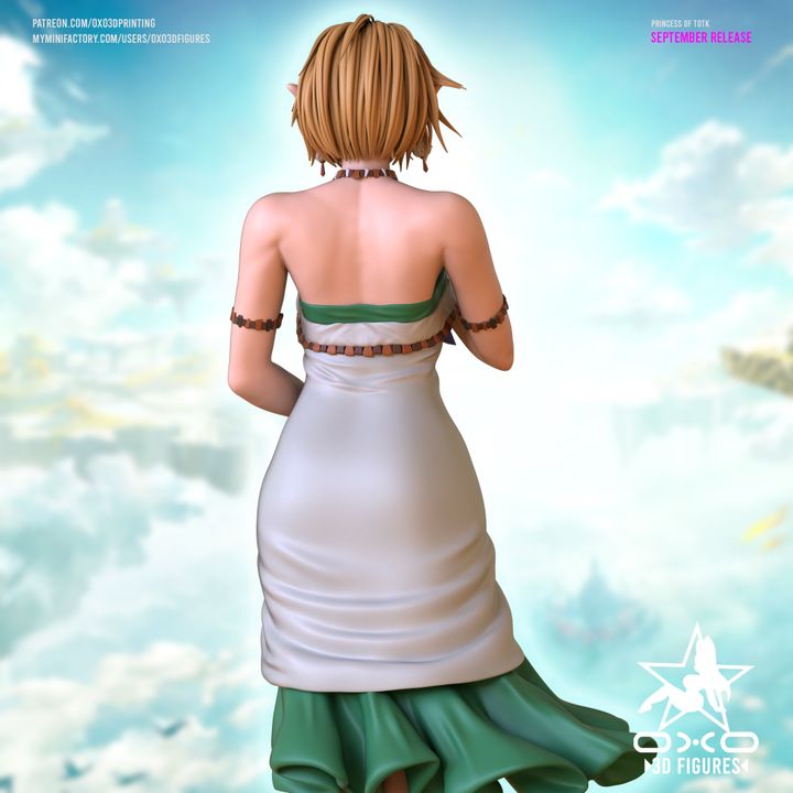 Zelda Tears of the Kingdom Resin Fan Art (Designed by OXO3D)