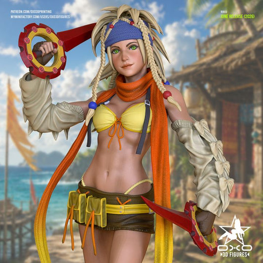 Rikku Resin Art (Designed by OXO3D)