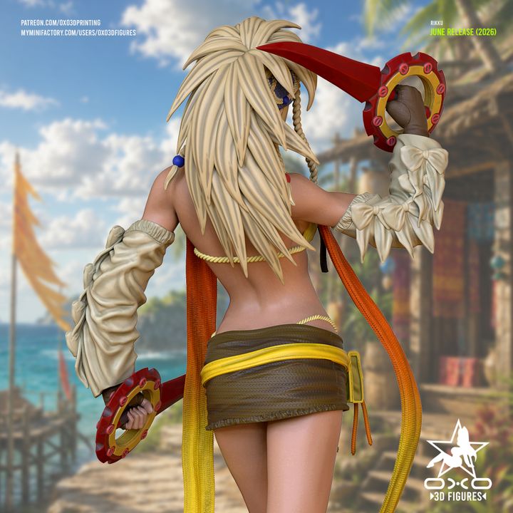 Rikku Resin Art (Designed by OXO3D)