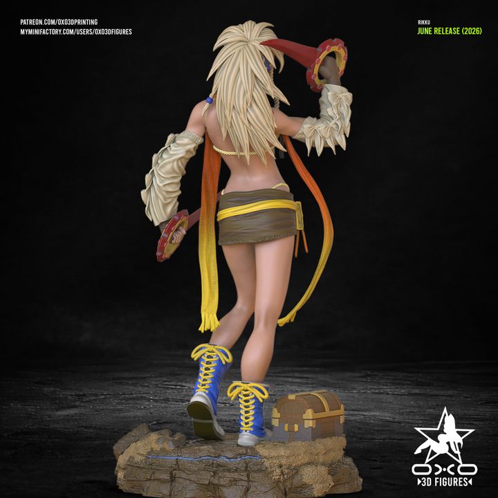 Rikku Resin Art (Designed by OXO3D)