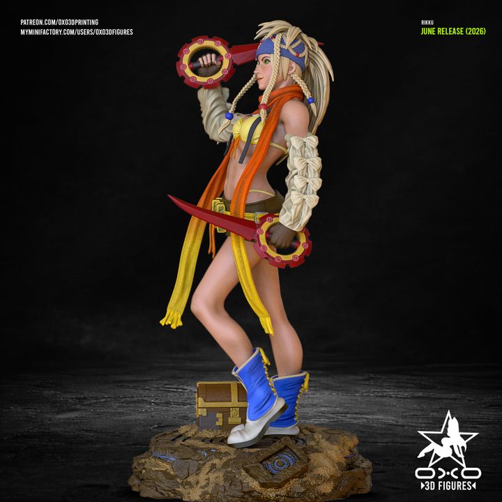 Rikku Resin Art (Designed by OXO3D)