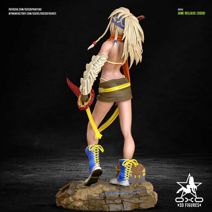 Rikku Resin Art (Designed by OXO3D)