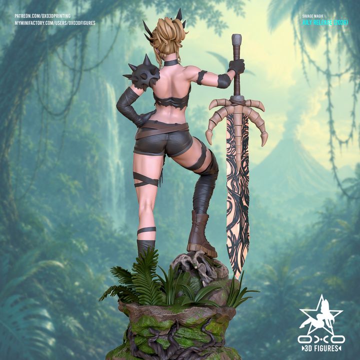 Savage Magik Resin Art (Designed by OXO3D)