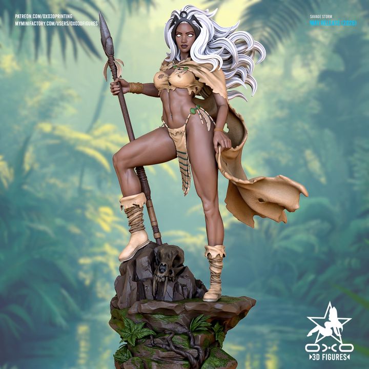 Savage Storm Resin Art (Designed by OXO3D)