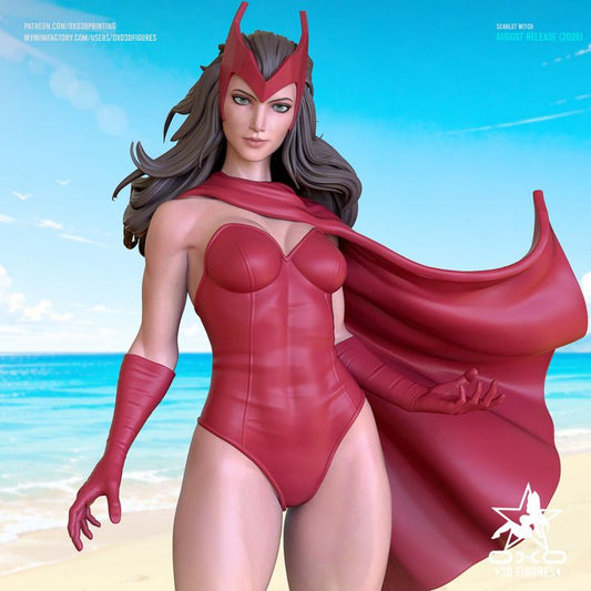 Scarlet Witch Resin Art (Designed by OXO3D)