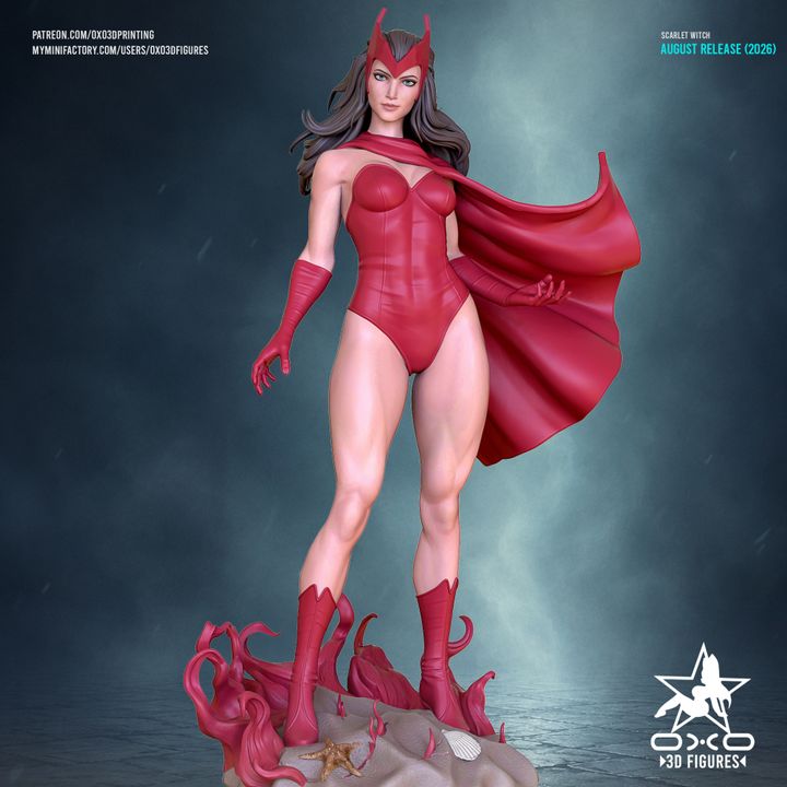 Scarlet Witch Resin Art (Designed by OXO3D)