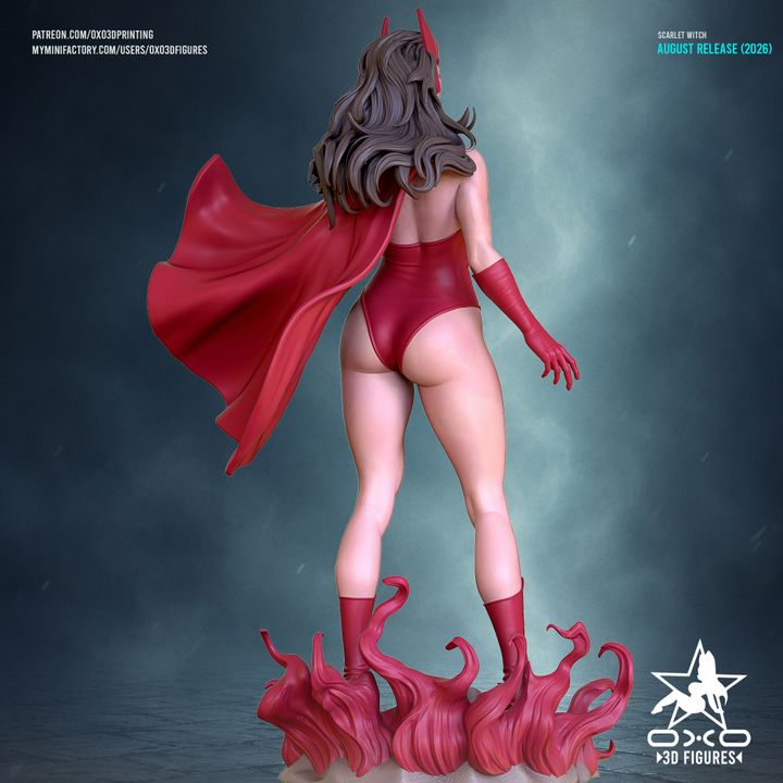 Scarlet Witch Resin Art (Designed by OXO3D)