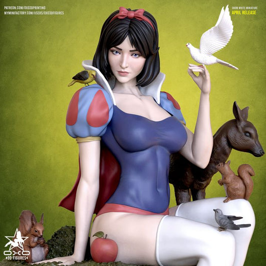 Snow White Resin Fan Art (Designed by OXO3D)