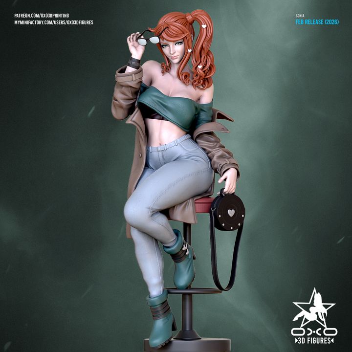 Sonia Resin Fan Art (Designed by OXO3D)