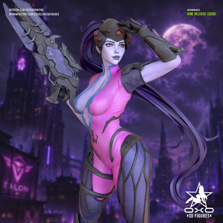 Widowmaker Resin Art (Designed by OXO3D)