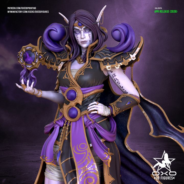 Xalatath WoW Resin Art (Designed by OXO3D)