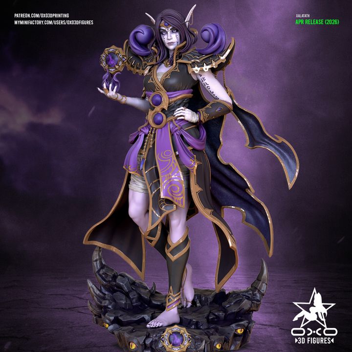 Xalatath WoW Resin Art (Designed by OXO3D)