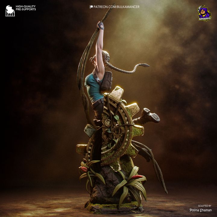 Lara Croft Resin Fan Art MTO (Design by Bulkamancer)
