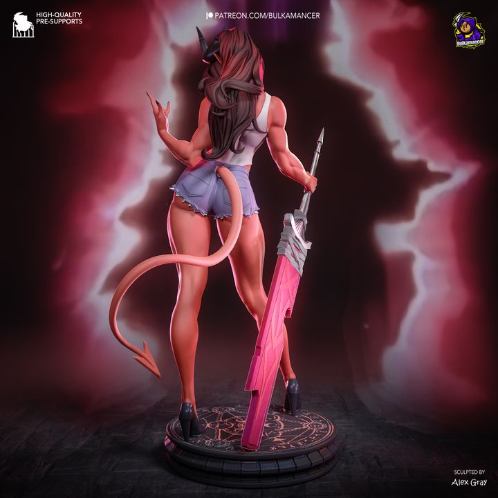 Dispatch Malevola Resin Fan Art MTO (Design by Bulkamancer)