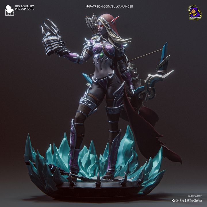 Sylvanas Resin Fan Art MTO (Design by Bulkamancer)
