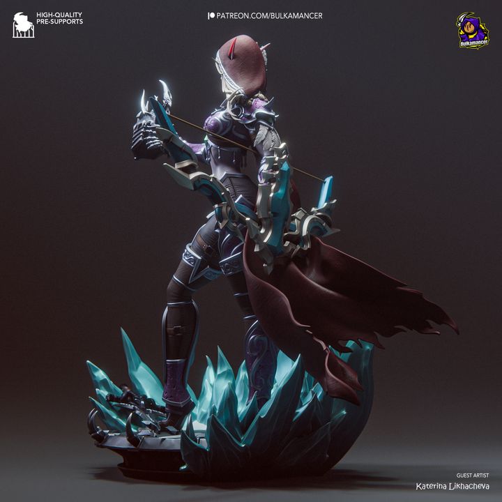 Sylvanas Resin Fan Art MTO (Design by Bulkamancer)