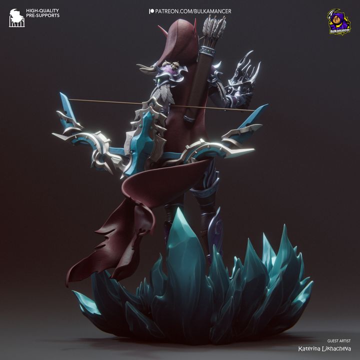 Sylvanas Resin Fan Art MTO (Design by Bulkamancer)
