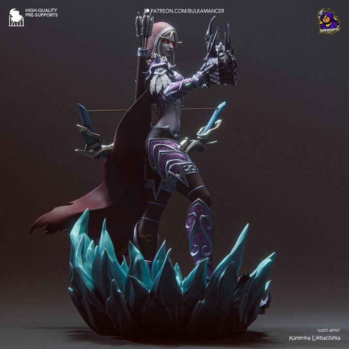Sylvanas Resin Fan Art MTO (Design by Bulkamancer)