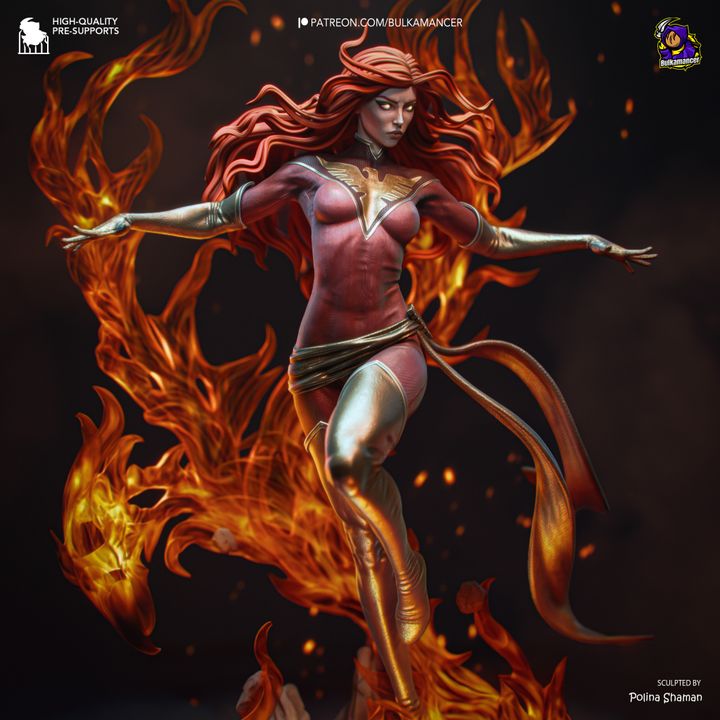 Pheonix X-Men Resin Fan Art MTO (Design by Bulkamancer)