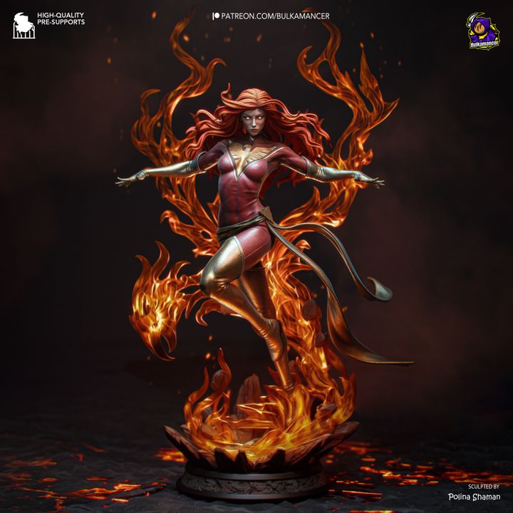 Pheonix X-Men Resin Fan Art MTO (Design by Bulkamancer)