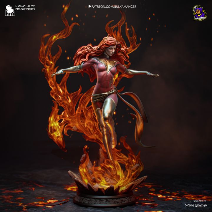 Pheonix X-Men Resin Fan Art MTO (Design by Bulkamancer)
