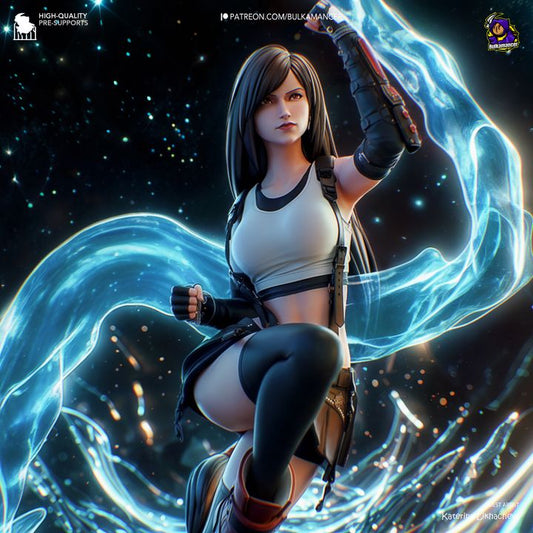 Tifa Lockhart Resin Fan Art - MTO (Bulka)