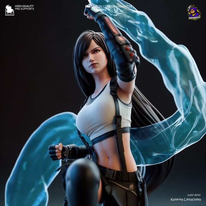 Tifa Lockhart Resin Fan Art - MTO (Bulka)
